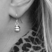 Hedgerow  Silver and Pearl Acorn Earrings £50