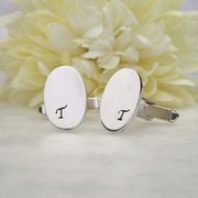 Personalised Oval Cufflinks £80