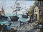 Ships in the harbour