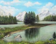 Swiss mountains and lake