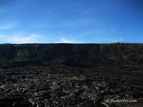 Chilled lava