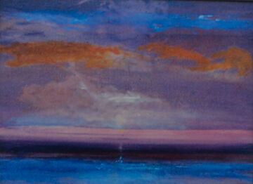 Orange clouds