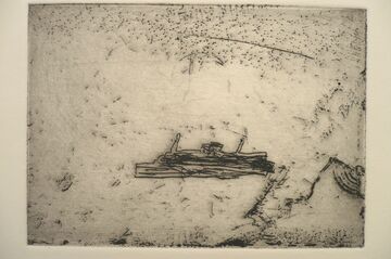Distant ship