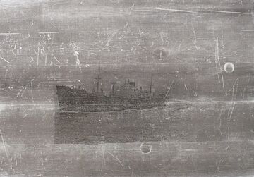 The Barracuda on its way to Haiphong to be broken up