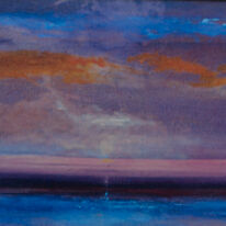 Orange clouds