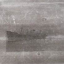 The Barracuda on its way to Haiphong to be broken up