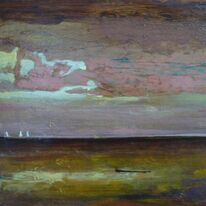 Distant yachts. 