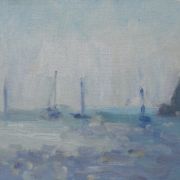 September Morning with Boats, Cawsand