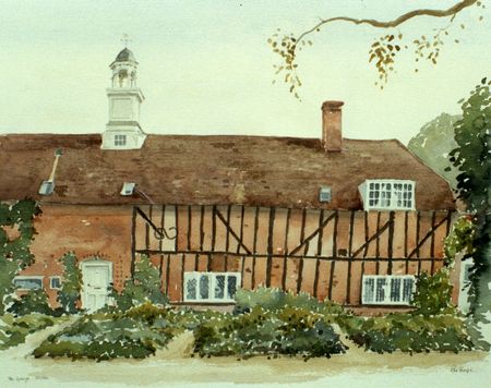 Henlow Grange, a rear view