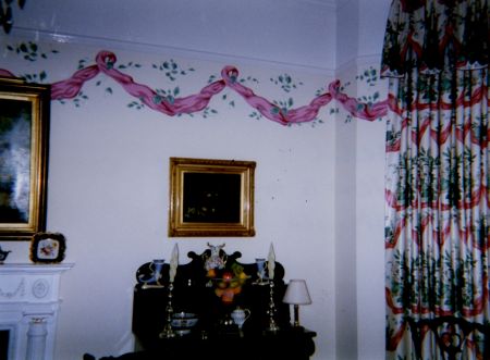 Hand Painted Frieze