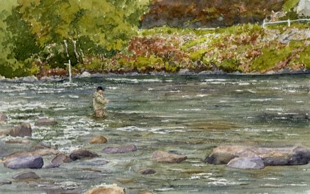 River Spey Fisherman