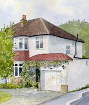 house portrait example