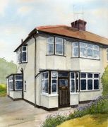 John Lennon's Childhood Home as it looked at the time