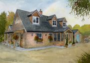 New Forest House in Watercolour
