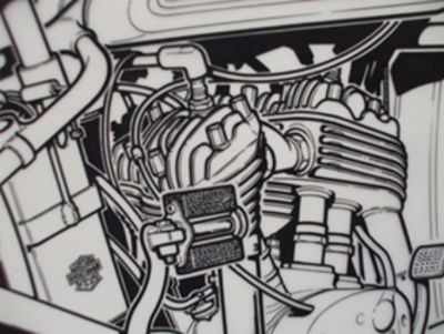 HARLEY ENGINE DETAIL
