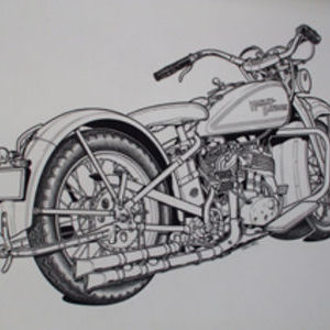 harley davidson illustrations
