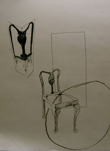 Idea drawing for glass panels