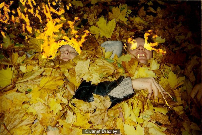 Vampires Playing in the Leaves