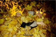 Vampires Playing in the Leaves
