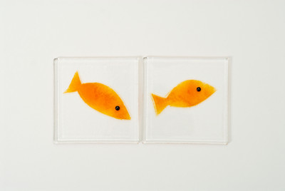 wee fish coaster/tile