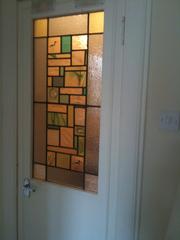 Glass door panel 