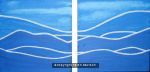 Abstract Blue Expression