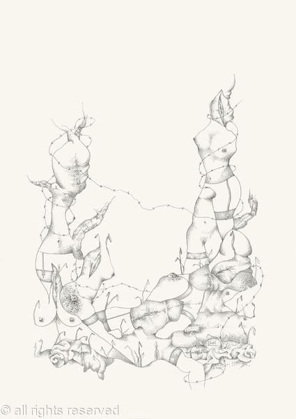 BODIES IN BARBED WIRE