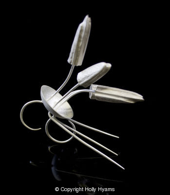 white double pin ring II