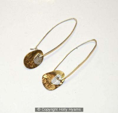 double layer earrings