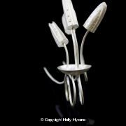 white double pin ring I
