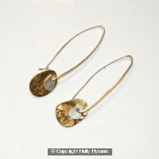 double layer earrings
