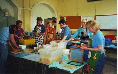 a museum workshop