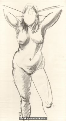 Female nude sketch