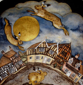 the crooked house hares Lavenham