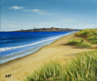 St Andrews from West Sands Dunes