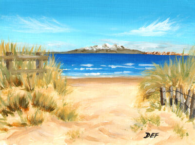 Arran from Troon