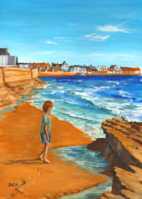Boy by the Rocks, Elie