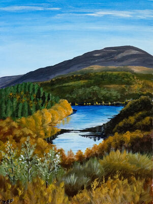 Loch Drunkie from the Dukes Pass