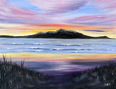 Arran sunset from Ayr