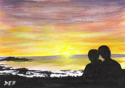 Watching the Sunset, Iona