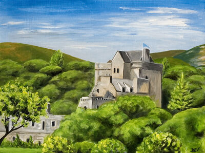 Castle Campbell, Dollar, in Summer Green