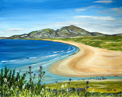 Flowers by Kiloran Bay, Colonsay