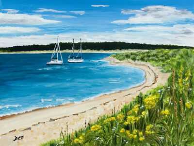 Boats on Findhorn Bay
