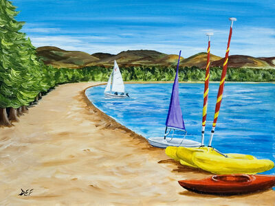 Boats on Loch Morlich