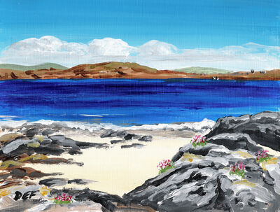Rocks and Flowers, Iona