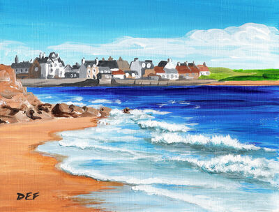 Foamy seas, Elie