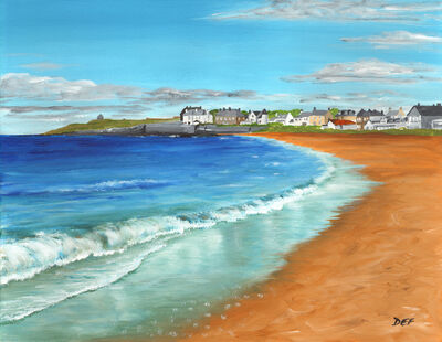 Earlsferry from Elie Beach