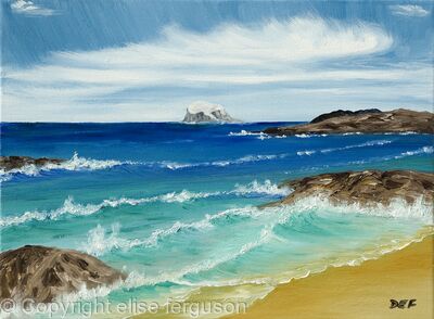 Choppy seas at North Berwick
