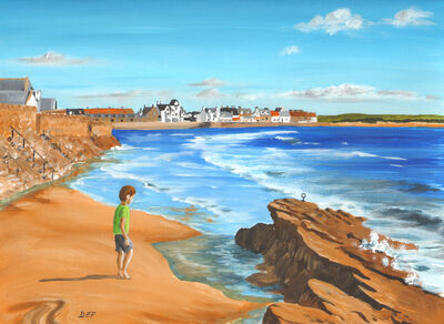 Boy on the Beach, Elie