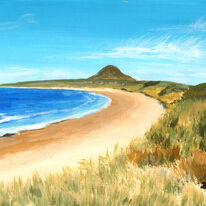 Yellowcraigs Beach, North Berwick Law